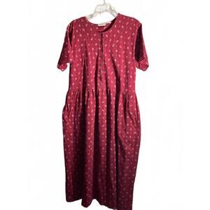 Vintage Elizabeth Floral Print Midi Dress - Perfect for Any Occasion
